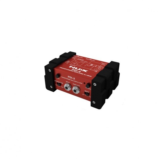 NUX Transformer Isolated DI Box Aktif DI Box CH-PDI2 NUX Transformer Isolated DI Box Aktif DI Box CH-PDI2
