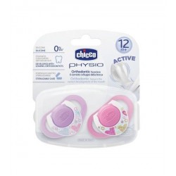 Chicco Physio Compact 2 li Silikon Emzik 12 ay+ Kız - 8058664059294 Chicco Physio Compact 2 li Silikon Emzik 12 ay+ Kız - 8058664059294