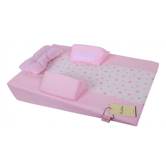 Pierre Cardin Yıldızlı Geceler Reflü Yatağı - Pembe Pierre Cardin Yıldızlı Geceler Reflü Yatağı - Pembe