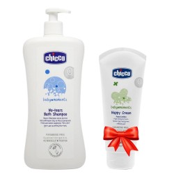 Chicco Göz Yakmayan Saç ve Vücut Şampuanı 750ml + Chicco Pişik Önleyici Krem 100ml Chicco Göz Yakmayan Saç ve Vücut Şampuanı 750ml + Chicco Pişik Önleyici Krem 100ml