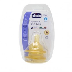 Chicco Biberon Emziği 0ay+2li Normal Akış Kauçuk Chicco Biberon Emziği 0ay+2li Normal Akış Kauçuk
