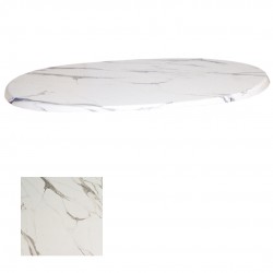 Werzalit veya Wermodin Masa Tablası Oval 94x146 - Afyon Marble Werzalit veya Wermodin Masa Tablası Oval 94x146 - Afyon Marble