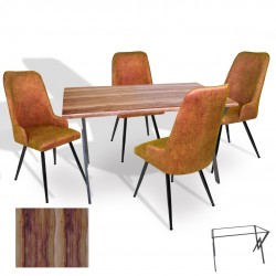 Anemon - Çırağan Masa Takımı (Werzalit, Allzalit, Vermodin Tabla 80x140) – (Indıana Wood - Kiremit) Anemon - Çırağan Masa Takımı (Werzalit, Allzalit, Vermodin Tabla 80x140) – (Indıana Wood - Kiremit)