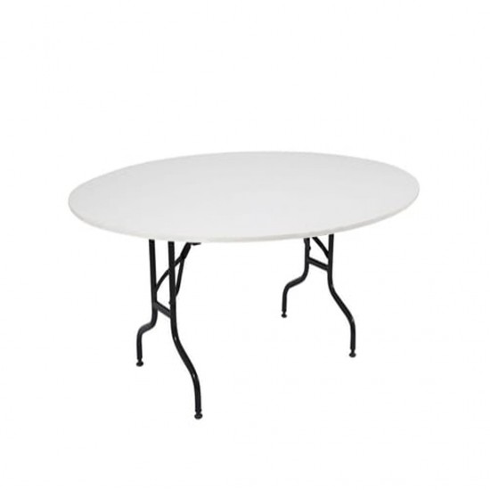 Otel Masası Katlanabilir MDF Tabla Masa Yuvarlak 160 cm Otel Masası Katlanabilir MDF Tabla Masa Yuvarlak 160 cm