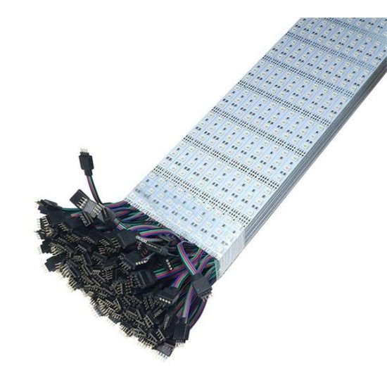 BARLED 3 ÇİPLİ 5050 KIRMIZI 72LED 12V BANTLI 1 ADET 1MT LEDX