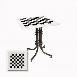 Buket Werzalit Kare ESB Mutfak Masası 80X80 - Santranç Beyaz Buket Werzalit Kare ESB Mutfak Masası 80X80 - Santranç Beyaz