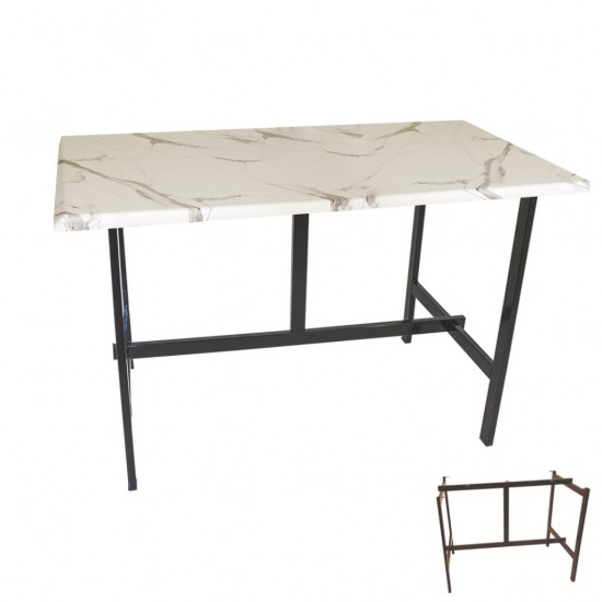 Capella Werzalit Mutfak Masası 70x120 (ESB-SIYAH) - Afyon Mermer Capella Werzalit Mutfak Masası 70x120 (ESB-SIYAH) - Afyon Mermer