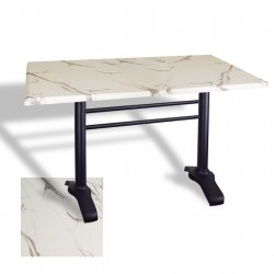 Çipa 3010 Döküm Ayak Masa 70x120 cm - (Werzalit, Wermodin ve Allzalit Tabla) - Afyon Mermer