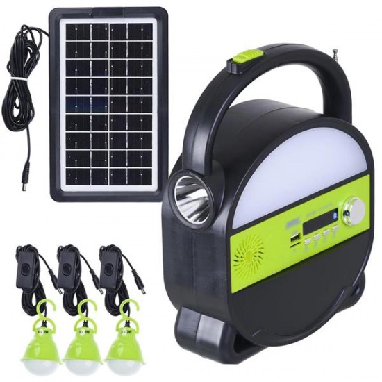 DAT DT-9017B Solar Kamp Lambası Acil Durum Işığı Şarjlı