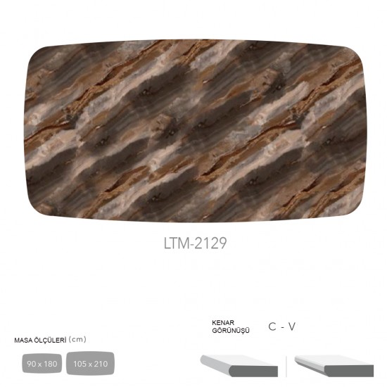 CDF Masa Tablası 105X210 - DCLTM2129 CDF Masa Tablası 105X210 - DCLTM2129