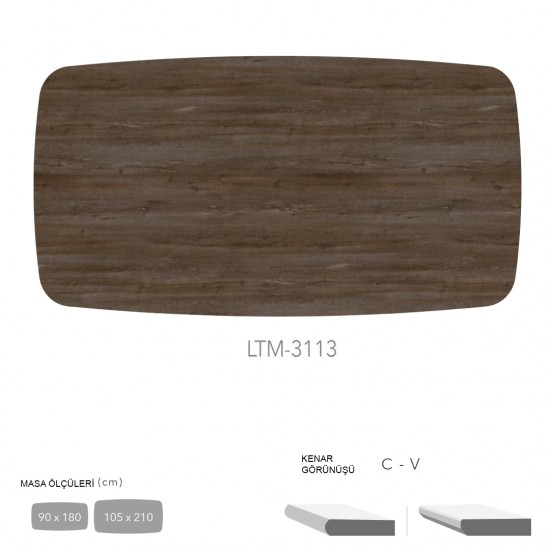 CDF Masa Tablası 105X210 - DCLTM3113 CDF Masa Tablası 105X210 - DCLTM3113