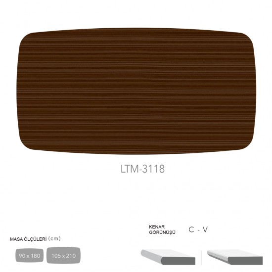 CDF Masa Tablası 90X180 - DCLTM3118 CDF Masa Tablası 90X180 - DCLTM3118