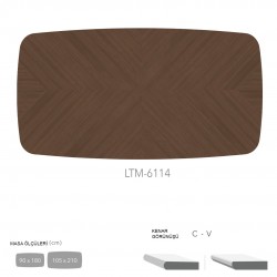 CDF Masa Tablası 105X210 - DCLTM6114 CDF Masa Tablası 105X210 - DCLTM6114