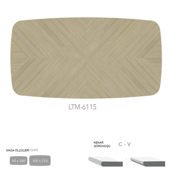 CDF Masa Tablası 105X210 - DCLTM6115 CDF Masa Tablası 105X210 - DCLTM6115