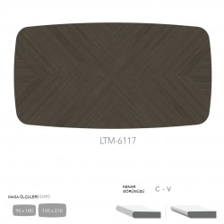 CDF Masa Tablası 105X210 - DCLTM6117 CDF Masa Tablası 105X210 - DCLTM6117