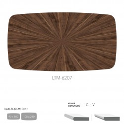CDF Masa Tablası 105X210 - DCLTM6207 CDF Masa Tablası 105X210 - DCLTM6207