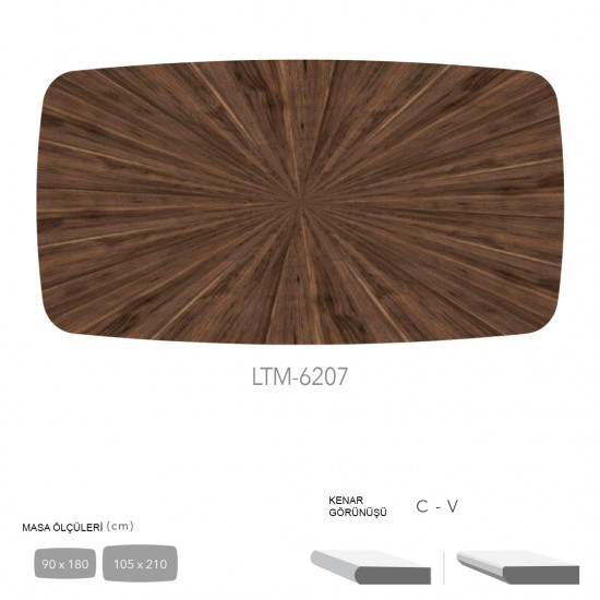 CDF Masa Tablası 105X210 - DCLTM6207 CDF Masa Tablası 105X210 - DCLTM6207