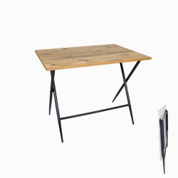 Katlanır Suntalam Tabla Masa 70x105 - Atlantik Çam Katlanır Suntalam Tabla Masa 70x105 - Atlantik Çam