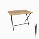 Katlanır Suntalam Tabla Masa 70x105 - Atlantik Çam Katlanır Suntalam Tabla Masa 70x105 - Atlantik Çam