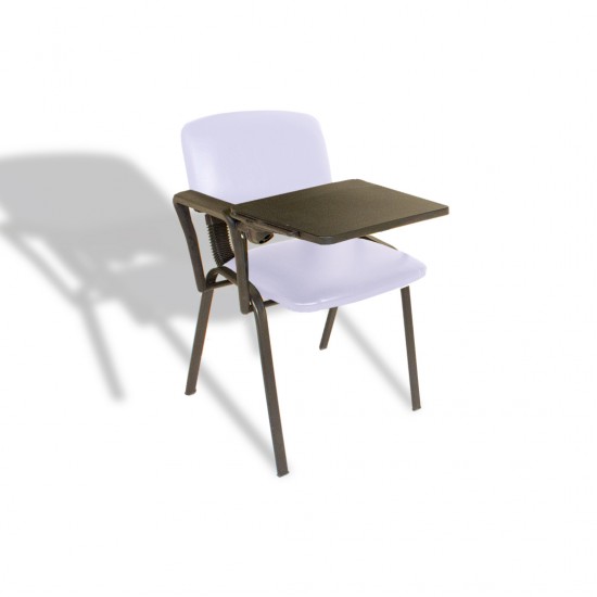 Form Hareketli Kollu Konferans Sandalyesi - Beyaz