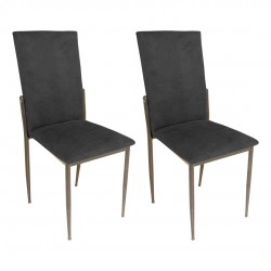 Gözde Sandalye ESB (Kumaş) (2 Adet ) - Siyah Gözde Sandalye ESB (Kumaş) (2 Adet ) - Siyah