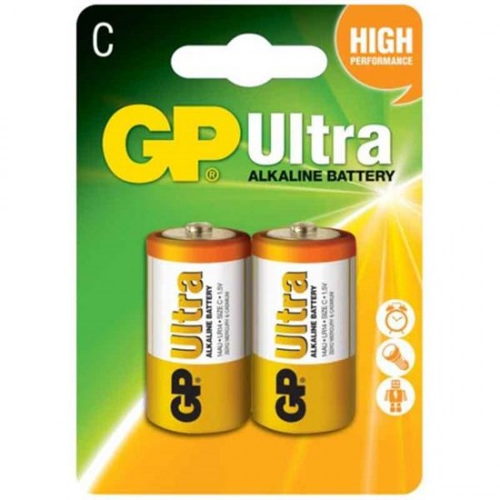 GP 14AU ULTRA ALKALİN ORTA C BOY PİL (PAKET FİYATI)