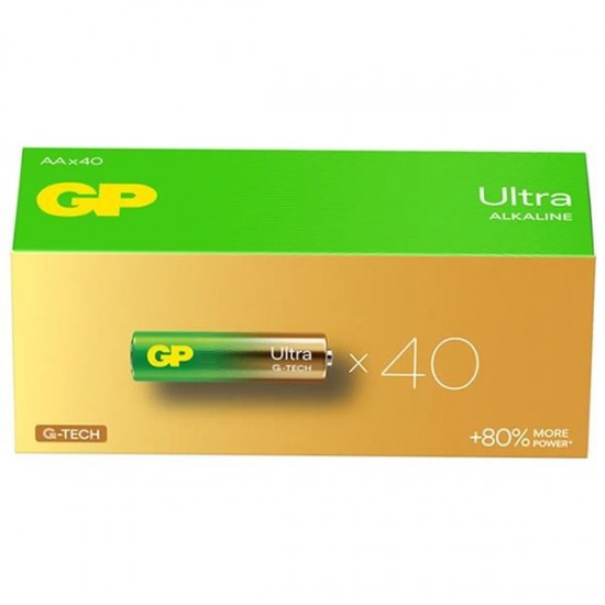 GP 15AU R6 ULTRA ALKALİN AA KALEM PİL (40LI PAKET FİYATI)