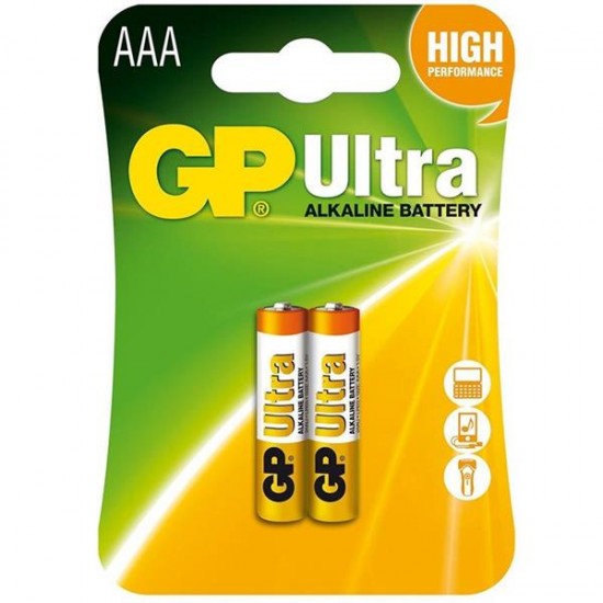 GP 24AU-2U2 ALKALİN İNCE AAA KALEM PİL (2Lİ PAKET FİYATI)