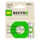 GP RECYKO 1300 MAH Nİ-MH 1.2 VOLT AA KALEM ŞARJLI PİL 2Lİ PAKET GP130AAHCE-2EB2 (GPRHC132E000)