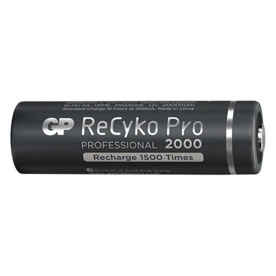 GP RECYKO PRO AA 2000 MAH 4LÜ ŞARJLI PİL GP210AAHCB-2EB4 (GPRHC212B309)