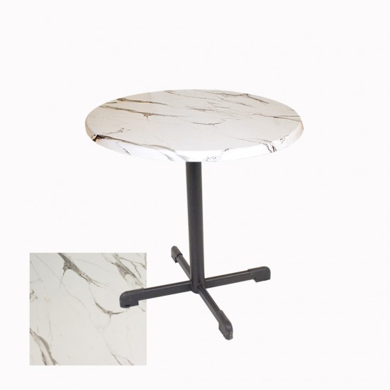 Halley Werzalit Yuvarlak ESB Mutfak Masası Q 80cm - Afyon Mermer Halley Werzalit Yuvarlak ESB Mutfak Masası Q 80cm - Afyon Mermer