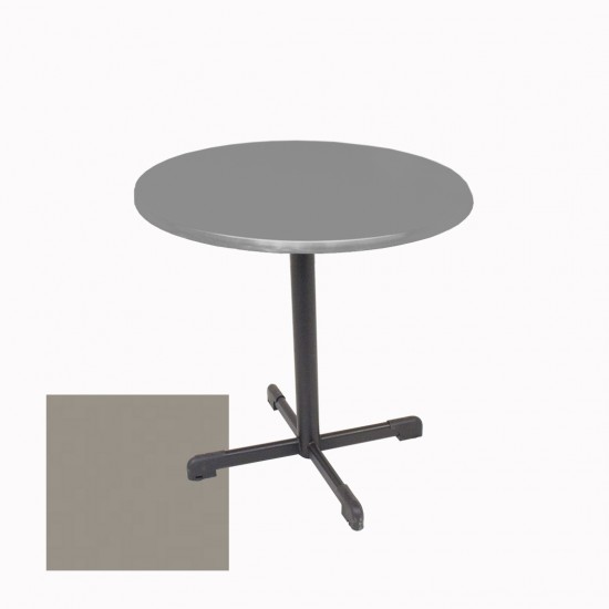 Halley Werzalit Yuvarlak ESB Mutfak Masası Q 90cm - Koyu Gri Halley Werzalit Yuvarlak ESB Mutfak Masası Q 90cm - Koyu Gri
