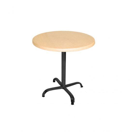 Indigo Werzalit Yuvarlak Mutfak Masası 70cm Çap (ESB Siyah) - Akçaağaç Indigo Werzalit Yuvarlak Mutfak Masası 70cm Çap (ESB Siyah) - Akçaağaç