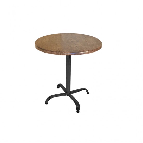 Indigo Werzalit Yuvarlak Mutfak Masası 70cm Çap (ESB Siyah) - Rustik Dark Indigo Werzalit Yuvarlak Mutfak Masası 70cm Çap (ESB Siyah) - Rustik Dark