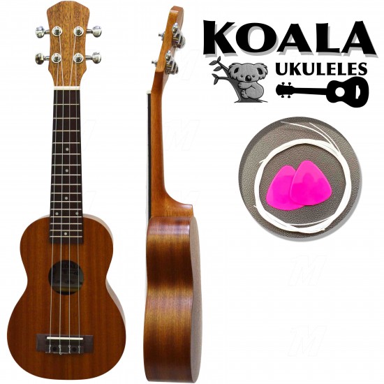 Delux Tenor Ukulele Seti Koala Kılıf+Pena+Takım Tel Hediye KA5265MT