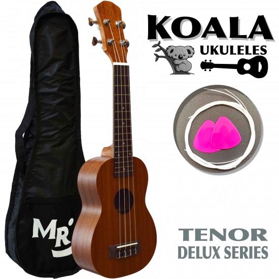 Delux Tenor Ukulele Seti Koala Kılıf+Pena+Takım Tel Hediye KA5265MT