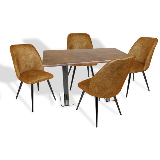 Karanfil Werzalit - Nilüfer Mutfak Masa Takımı (80x120) - Antik Dark Kahve Karanfil Werzalit - Nilüfer Mutfak Masa Takımı (80x120) - Antik Dark Kahve