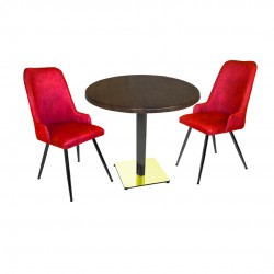 Karanfil Gold Werzalit Yuvarlak - Çırağan Gold Fiskos Seti (Q90) - Bordo Karanfil Gold Werzalit Yuvarlak - Çırağan Gold Fiskos Seti (Q90) - Bordo