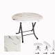 Klasik Katlanır Werzalit Yuvarlak Tabla Masa 70cm - Afyon Mermer Klasik Katlanır Werzalit Yuvarlak Tabla Masa 70cm - Afyon Mermer