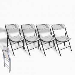 Allzalit Katlanır Sandalye - Afyon Mermer (4 Adet Fiyatıdır) Allzalit Katlanır Sandalye - Afyon Mermer (4 Adet Fiyatıdır)