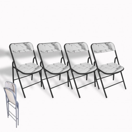 Allzalit Katlanır Sandalye - Afyon Mermer (4 Adet Fiyatıdır) Allzalit Katlanır Sandalye - Afyon Mermer (4 Adet Fiyatıdır)