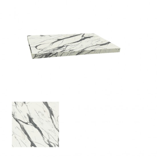 Laminat Masa Tablası (60x60) - Afyon Marble Laminat Masa Tablası (60x60) - Afyon Marble