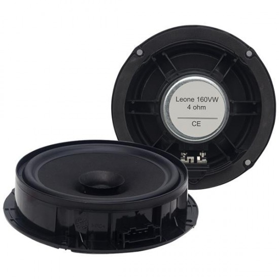 LEONE 160VW 16 CM 4 OHM 80 WATT OTO HOPARLÖR (VOLKSWAGEN GRUBU VE SEAT-SKODA İÇİN) TEKLİ