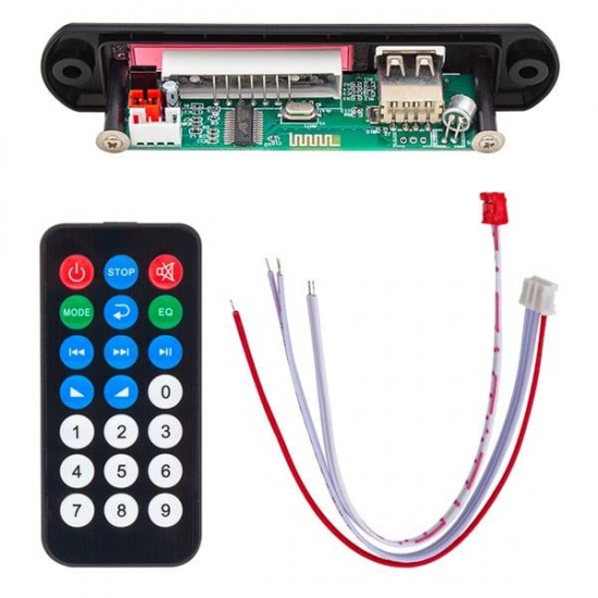 MAGICVOICE M515 OTO TEYP USB/SD/MIC/BLUETOOTH KUMANDALI MİKROFONLU OTO TEYP ÇEVİRİCİ DİJİTAL PLAYER BOARD (12V-500MA)