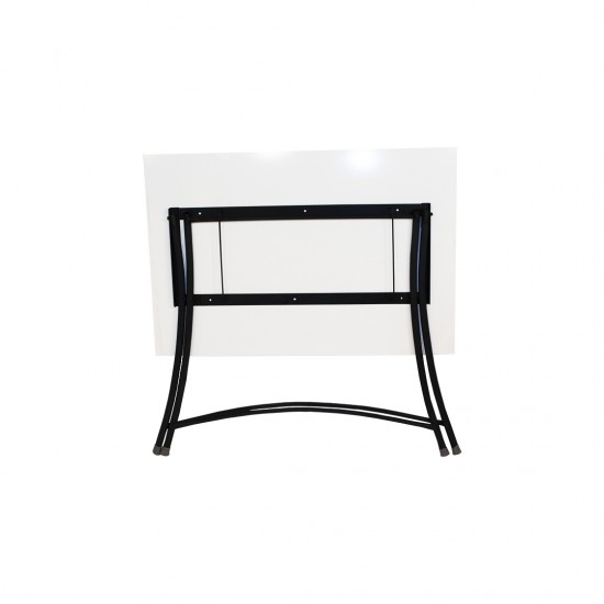 Modern Katlanır Dikdörtgen Masa Suntalam - Kahve Modern Katlanır Dikdörtgen Masa Suntalam - Kahve