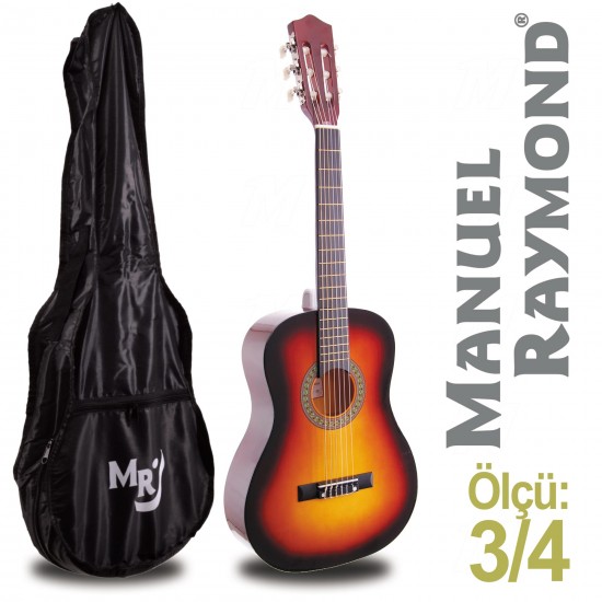 Klasik Gitar Junior Manuel Raymond MRC87SB (KILIF HEDİYE)