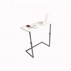 Notebook Sehpasi Büyük Boy (Yükseklik Ayarlı) - Beyaz Notebook Sehpasi Büyük Boy (Yükseklik Ayarlı) - Beyaz