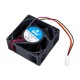 POWERMASTER IC-216 FIRÇASIZ DC FAN 60X60X25MM 12 VOLT 3 PİN