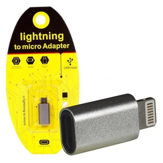 POWERMASTER IPHONE LIGHTNING TO SAMSUNG MICRO-USB ÇEVİRİCİ OTG APARAT