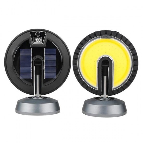 POWERMASTER PM-24564 25 WATT USB - TYPE-C GİRİŞLİ COB LEDLİ TEK YÖNLÜ 180 DERECE SOLAR ÇALIŞMA LAMBASI